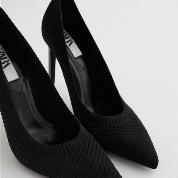 Zara black heeled shoes - Picture 2 of 6